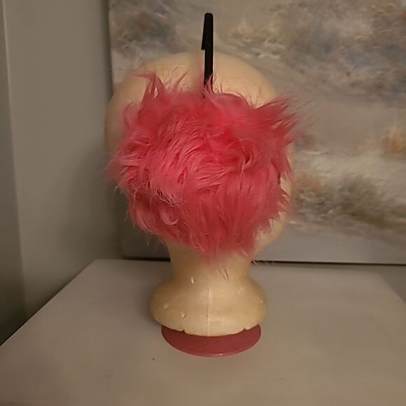 Pink Fuzzy Ear Muffs - Picture 2 of 5